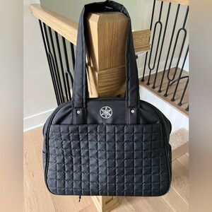 GAIAM Black Quilted Workout Bag